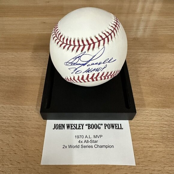 MLB Other - Boog Powell  Autograph American League Signed Baseball TRISTAR 7106915